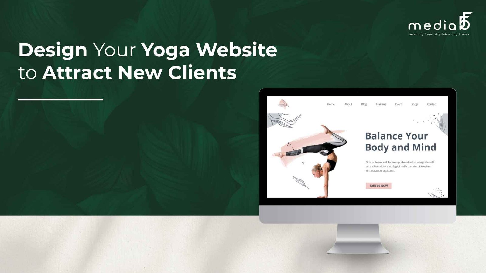 yoga website design benefits